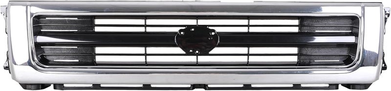 Torcia TYG Front Grille Fit for 1992-1995 Toyota Pickup with Chrome Frame, OE Style Replacement Non-Active Exterior Grille, Replaces 53111-35151 TO1200149 - Image 3